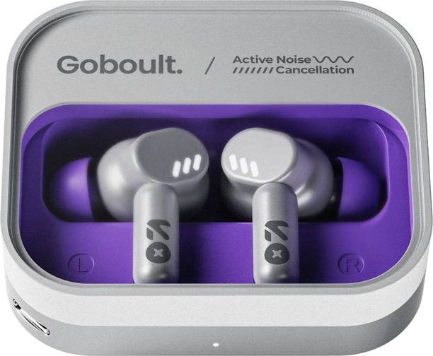 GOBOULT Tenet Pro with ANC, 75H Playtime, 4 Mic ENC, Dual Pairing ,BT 6.0, 13mm Drivers Bluetooth
