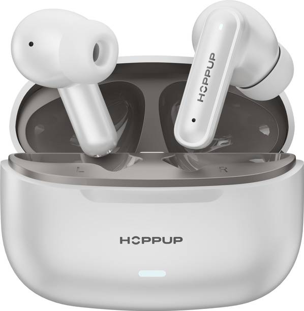 HOPPUP AirDoze F52 Earbuds with 40H PlayTime, 40MS Low Latency, AI ENC & 5.4v Bluetooth