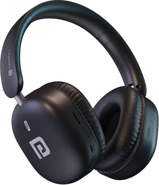 Portronics Muffs M6 Over Ear Wireless Bluetooth Headphone, 40 Hours Playtime, HD Mic Bluetooth & Wired