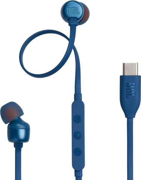 JBL Tune 310C, Hi-Res Audio with DAC , 3-Button EQ , Compatible with USB-C Devices Wired Headset