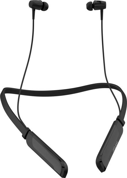 Aroma NB123 Arise Upto 100 Hours Playtime, Dual Pairing, Voice Changer Neckband Bluetooth Headset