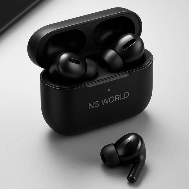 NS WORLD E8 Airbuds Tws |Max Power| HD Sound | BT Earbuds |Mic & Touch Controls Headphone Bluetooth