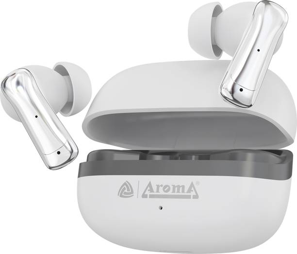 Aroma TWS21 Upto 50Hr Playtime*, Dual Paring, BT v5.4, Fast Charging, Heavy Bass Bluetooth