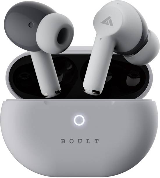 Boult W40 with Quad Mic ENC, 48H Battery Life, Low Latency Gaming, Made in India, 5.3v Bluetooth