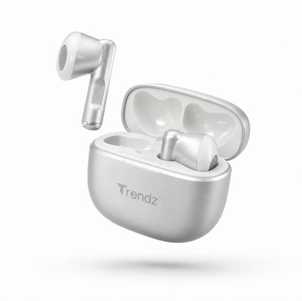 Trendz AeroX Audixa Metallic Earbuds BT v5.4 ANC ENC Quad Mic 13mm Driver 50Hrs IPX5 Bluetooth