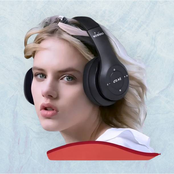 TWS Entertainment Headset with Mic & SD Card Reader, Long Battery Life_UU Bluetooth & Wired