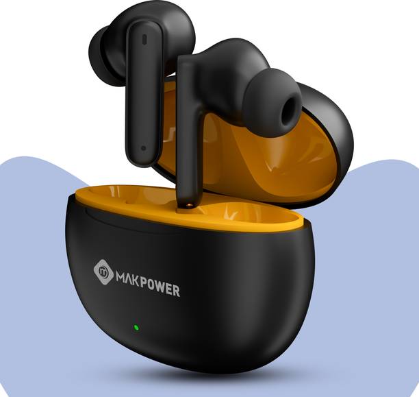 MAK POWER 40 Hours Music, TWS Earbuds with Clear Audio and Touch Control, Deep Bass Fit Bluetooth