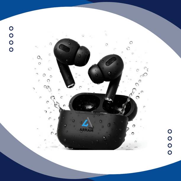 NEXX ARHAM Fast Charging Dual Pairing Wireless Earbuds Bluetooth (Black, True Wireless) Bluetooth