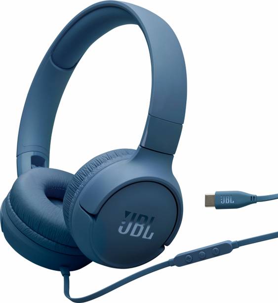 JBL Tune 520C, Hi-Res Audio with Pure Bass sound , Compatible with USB-C Devices Wired