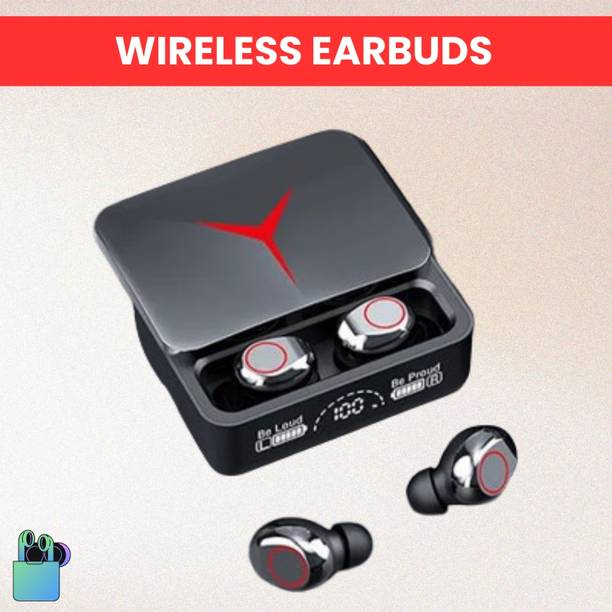 Clairbell M90 Wireless Earbuds Slide Design With LED Display, HD Quality Sound & VoiceE40 Bluetooth
