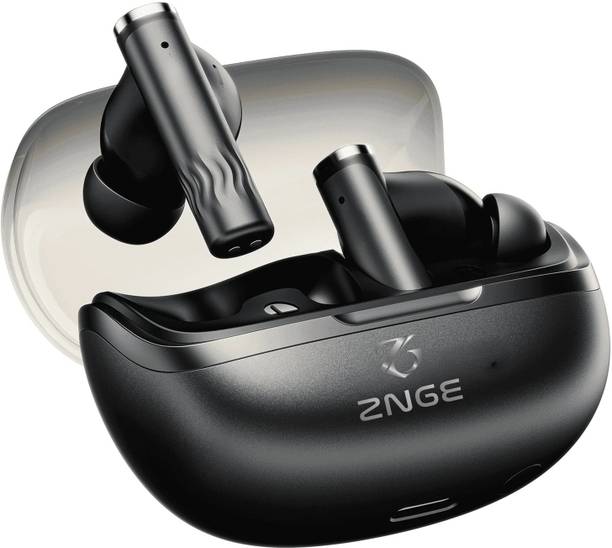 ZNGE Zainth Buds 50Hours Playtime & AI ENC Crystal Bionic Sound Bluetooth Earbuds-1 Bluetooth Gaming