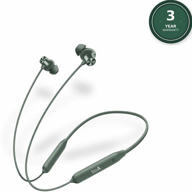 Palnek boA Trending Neckband In Ear Earphones, 40 Hours Backup, Heavy Bass ENC, Hot4 Bluetooth