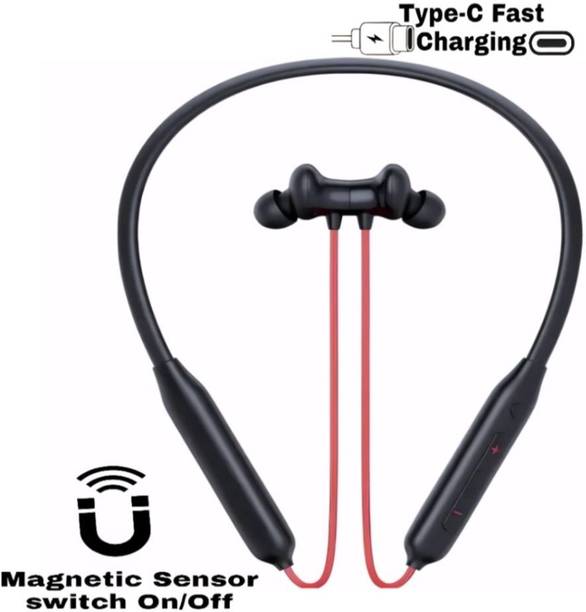 NANDGHER Bullets Wireless Z2 with Fast Charge, 34 Hrs Battery Life, Earphones with mic_JC Bluetooth & Wired