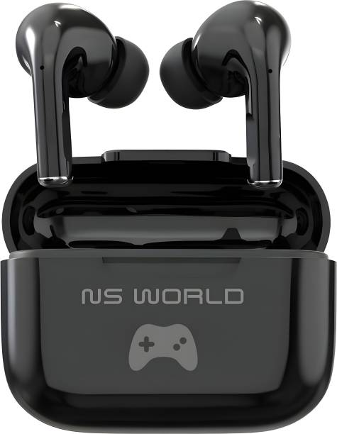 NS WORLD Maverix TWS Earbuds, 20H Playtime,IPX5, v5.1,Voice Assistant Bluetooth Headset