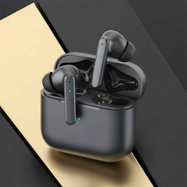 Arhaan Trader Earbuds with 40 Hours of Playtime & Compatible for all Smartphones black Bluetooth