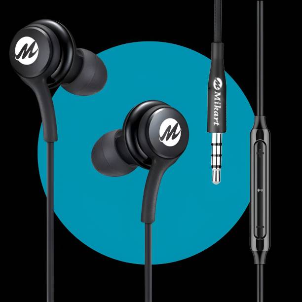 Mikart Best Quality Wired Earphones for All Mobile Phones Wired Headset(33) Wired Headset