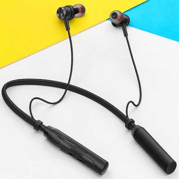 PLAYGO X107 Sports Neckband Earphones Sweatproof Design with Secure Fit Bluetooth