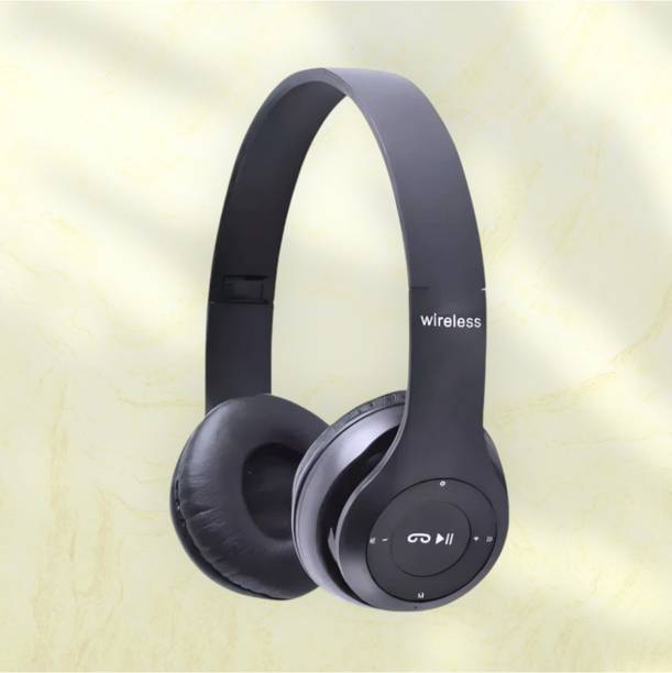 house of common Superior Battery Efficiency Headphones with Mic & High-Fidelity_CU Bluetooth & Wired