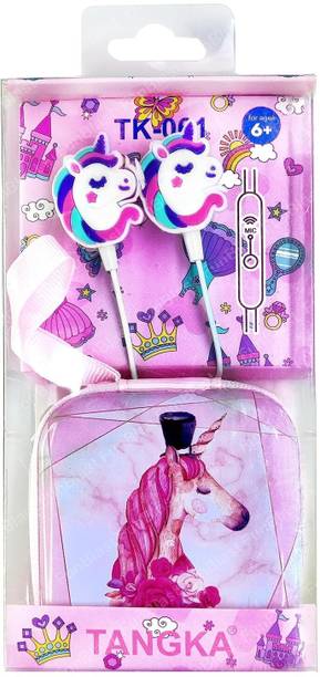 stylie modern Alternatives Unicorn Earphones with Mic for Kids, Girls, Boys, Earphone for Kids Wired