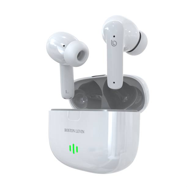 Boston Levin BT5.3,Type-C Charge,IPX5,13mm Drivers,Playtime32H,50MS Low Latancy Bluetooth
