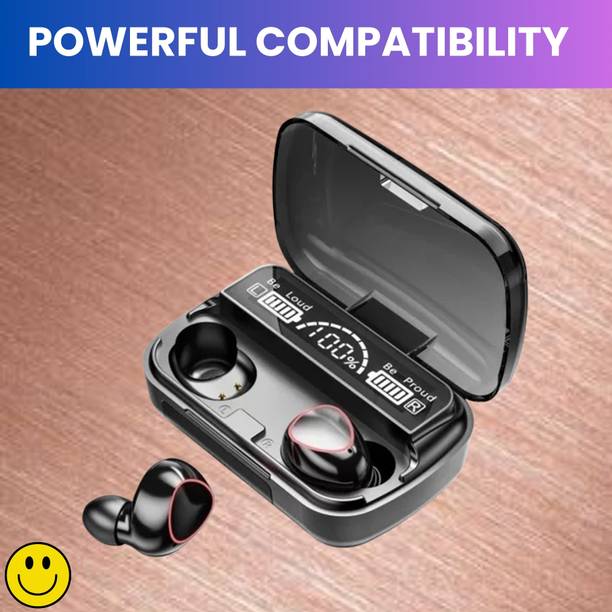 GUGGU M10 Bluetooth Wireless Earbuds LED Display and Touch Control HeadphonesX8 Bluetooth