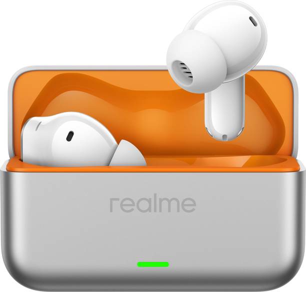 realme Buds T500 Pro with 50dB ANC|12.4mm Hi-res Drivers|Spatial Audio|56 Hrs battery Bluetooth