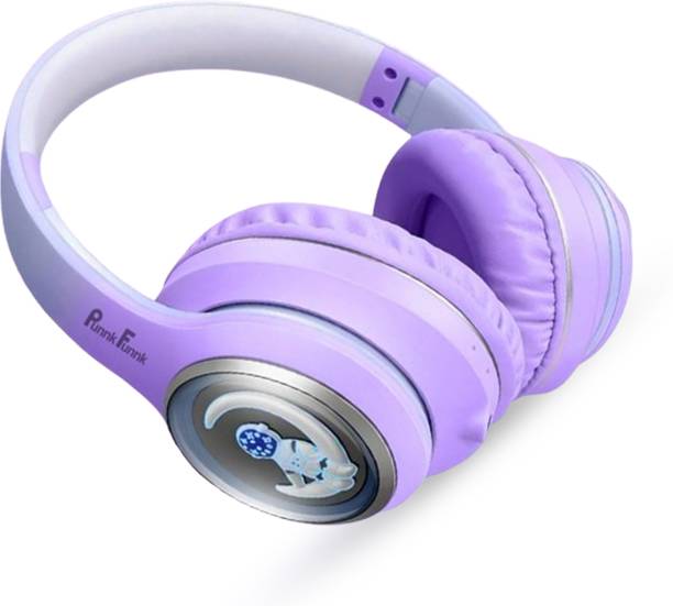 PunnkFunnk Bluetooth 5.3 Wireless Over Ear Headphones with Deep Bass, AUX, TF Card Support Bluetooth