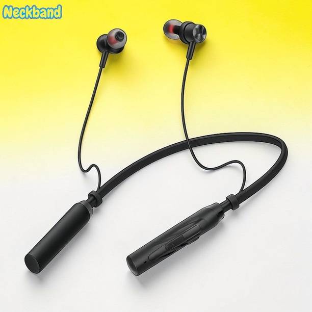 PLAYGO X301 Best Wireless Neckband Earphones with Long Battery Life & Deep Bass Bluetooth