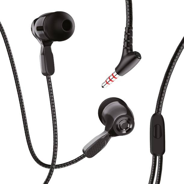 Soroo Future 3.5mm Jack Wired Earphones with Thunder Sound, Deep Bass, Tangle-Free Cable Wired