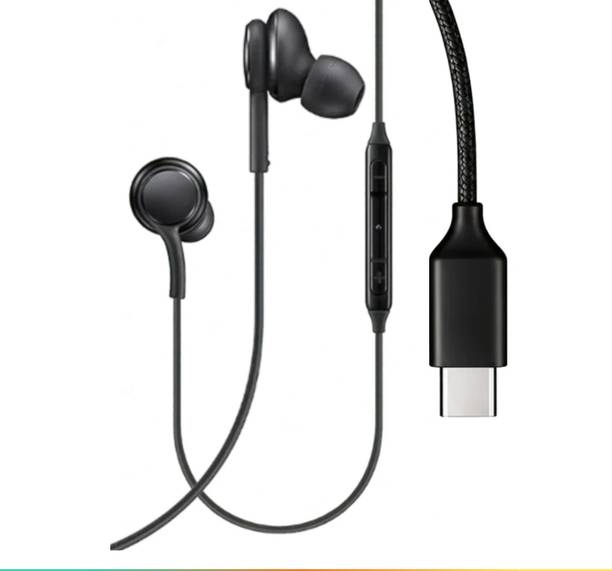 qoviq original Type C Wired Earphone for AKJ with Enhanced Bass & Clear Calling Wired