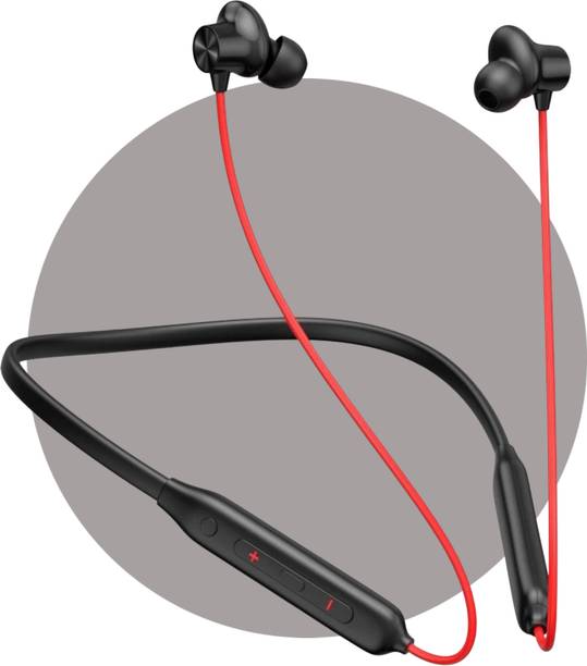 E EARBOUT Z2 Bluetooth Neckband with Magnetic Earplugs, Mic & Powerful Bass Sound Bluetooth & Wired Gaming