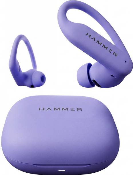 Hammer KO2 Sports Earbuds 80H Playtime, Bluetooth 6.0, 25dB ANC, Type-C Fast Charging Bluetooth