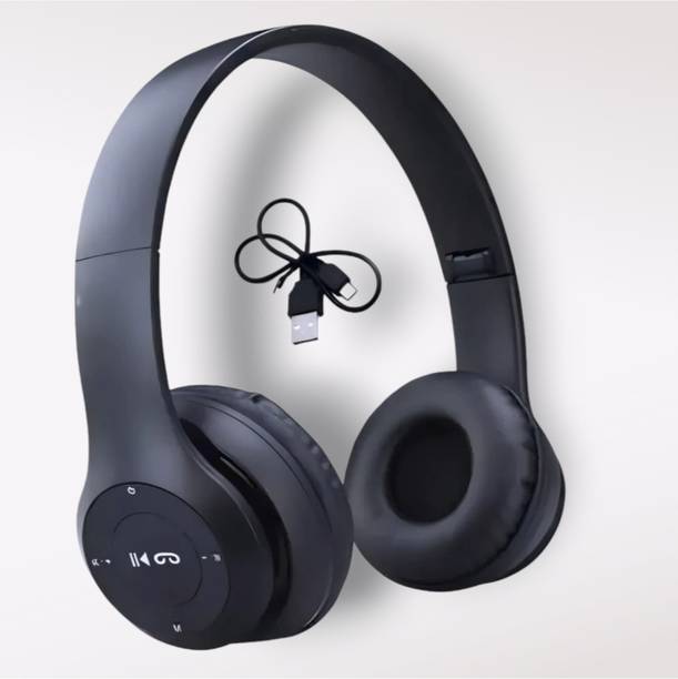 TWS Wireless Travel-Friendly Headphones with Mic & SD Card_ZK Bluetooth & Wired