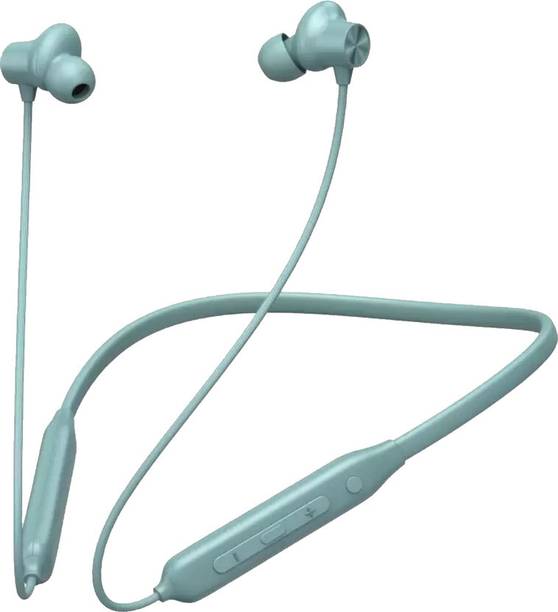 Gripzo ONE PLUS BULLETS WIRELESS Z2 ANC Neckband Bluetooth?(Green, True Wireless) Bluetooth Gaming