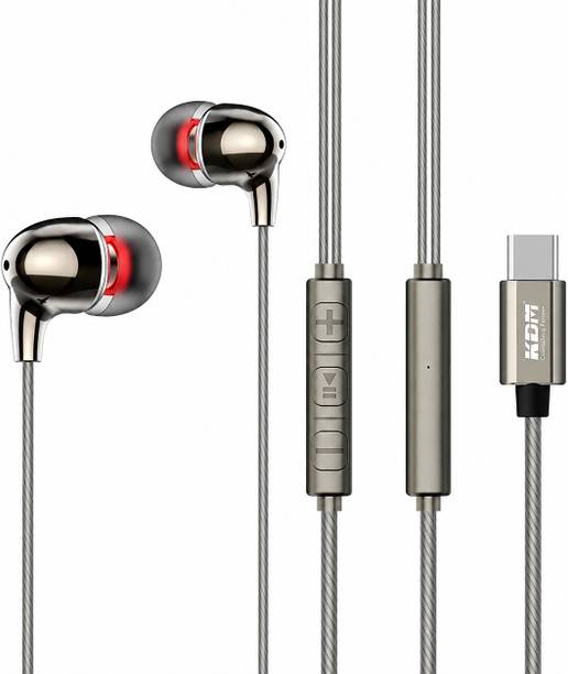 KDM M8 Type C Earphone with Music Control Button Perfumed scented Wired