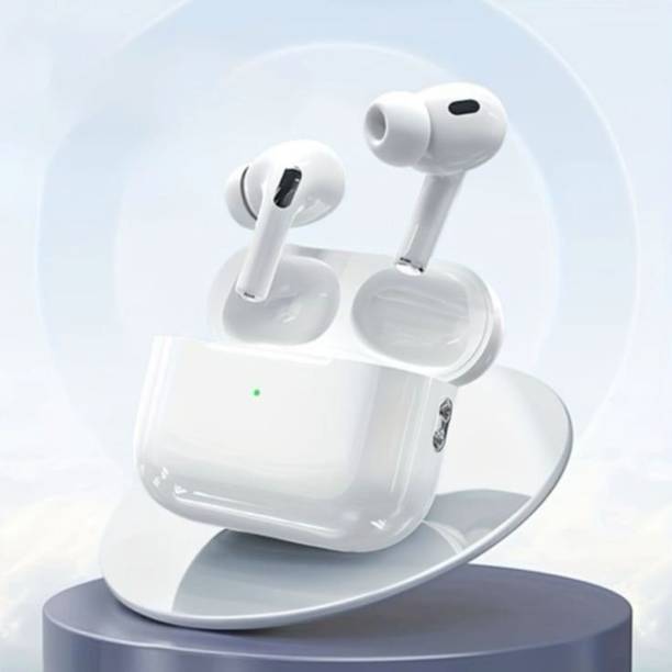 Shivana TWS AIRPOD , WHITE Earbuds Bluetooth with sensor, ANC, Bluetooth 5.33 Bluetooth