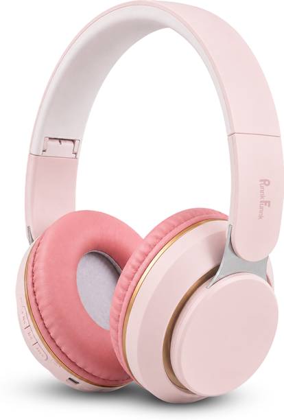PunnkFunnk Fusion Beat Wireless Bluetooth Headphones, 40H Playtime, Deep Bass & Mic Bluetooth