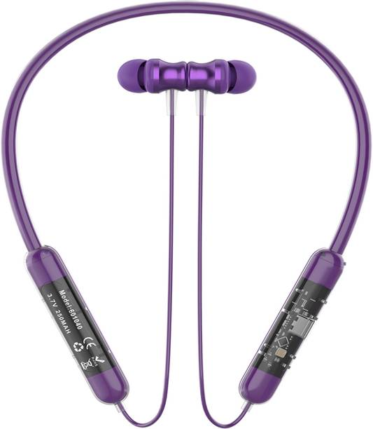 Chaebol Neckband Headset High Bass Stereo Back Neck Running Sport Headphone Bluetooth Gaming