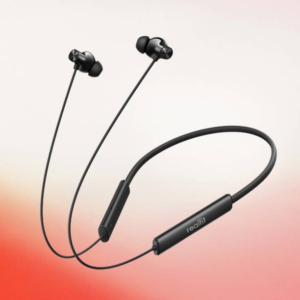 REALFIT Buds Wireless 3 in Ear Bluetooth Neckband Compatible Bluetooth