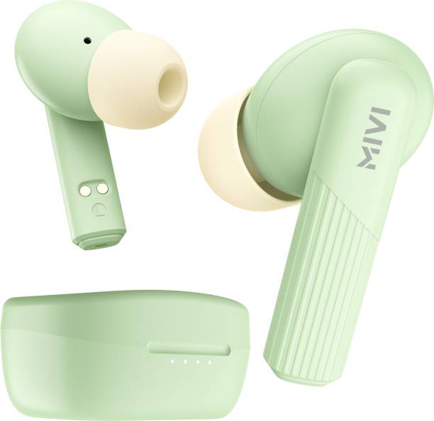 Mivi DuoPods D3 TWS,13mm Driver,Rich Bass,50H Playtime,AI ENC,Low Latency,Type C,5.3 Bluetooth Headset