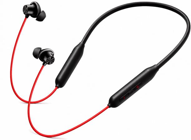 NOZLER ORIGINAL One Pl-uss Compatible Bluetooth Neckband Z2 ANC-86 Bluetooth