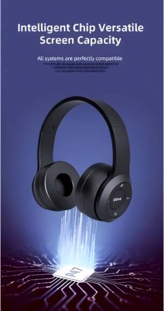 house of common Folding Bluetooth Headset with Mastering Bass Technology_4G Bluetooth & Wired