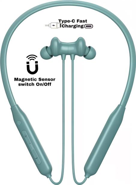 GREE MATT Bluetooth Neckband 40 Hours Playtime,Waterproof,Deep bass Fast Charging,N150 Bluetooth