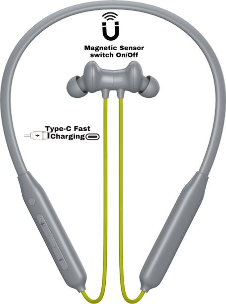 GEMFLY Z2 - Magnetic Power OFF/ON 48Hr Playtime Headphone Neckband Q70 Bluetooth