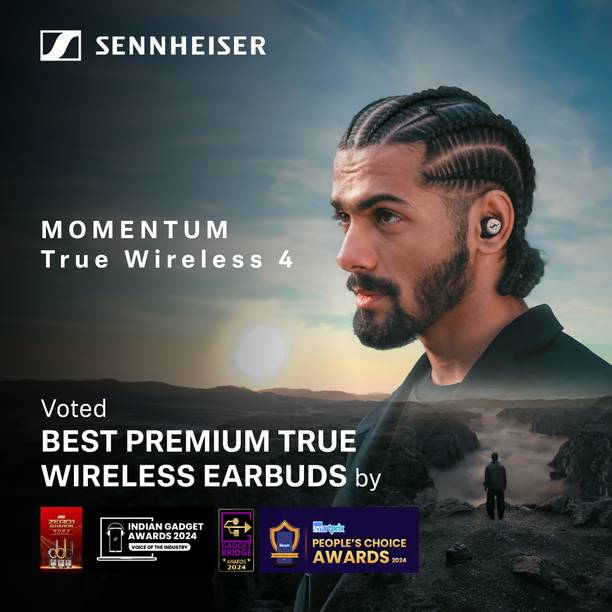 Sennheiser Momentum True Wireless 4 with Bluetooth 5.4 and with 30Hr Battery Bluetooth Bluetooth