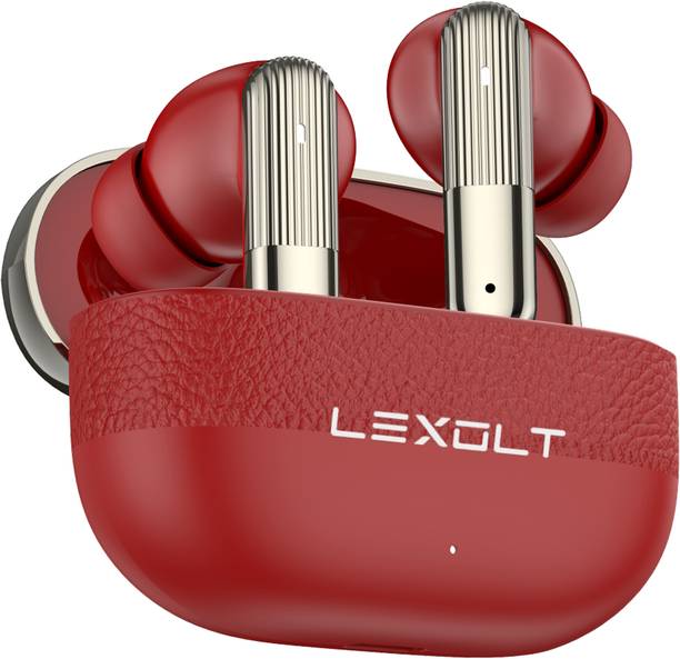 Lexolt AiBuds 100 Hour Playback & ENC Fast Charging Rich Bass Bluetooth TWS Earbuds Bluetooth