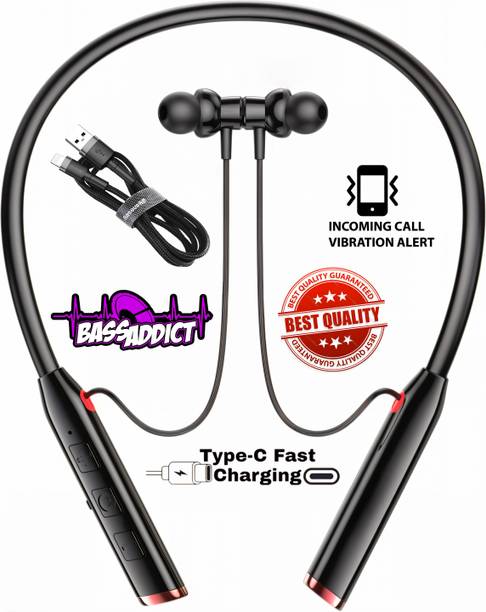 MR.NOBODY Vibration Alert, 48 Hours Playtime, ENC, HD Sound Quality & Stereo Bass N104 Bluetooth