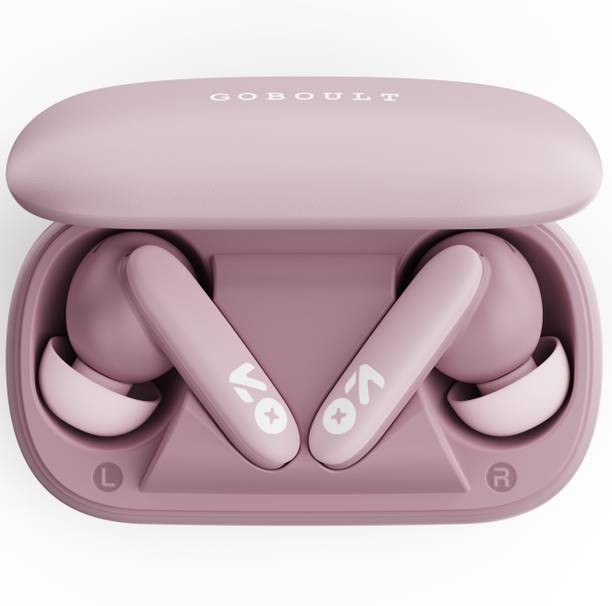 GOBOULT Y1 v2.0 60Hrs Battery, Ultra Sleek, App Support, Dual Pairing, 4 Mic ENC, 6.0v Bluetooth