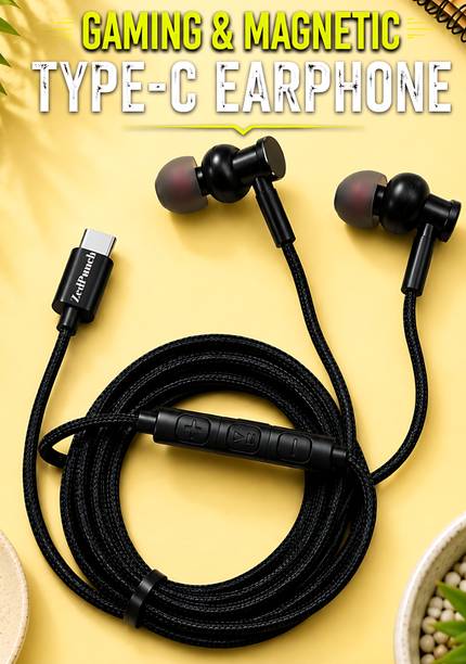 Zedpunch Gaming Type C Wired Magnetic Earphones