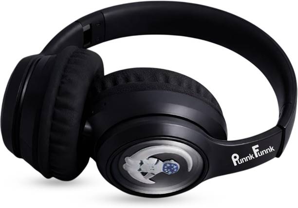 PunnkFunnk Wireless Bluetooth. Over Ear Headphones with 40H Playtime BT5.3 AUX TF Card Bluetooth